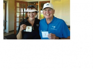 2015-2016 DLWGA Club Champions - Pam Smith, Linda Russell