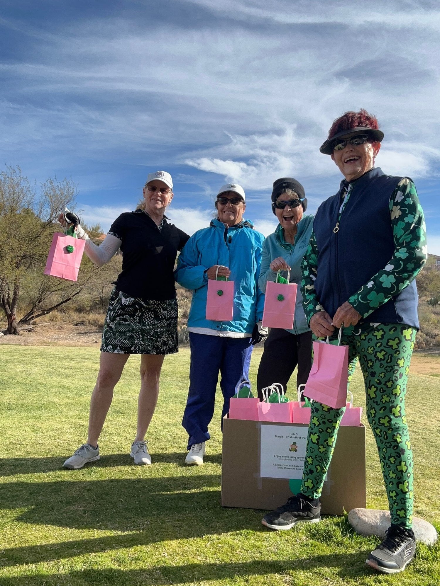 May 17, 2025 St. Patricks Day - Day 1 Championship - Barbara Drawdy, Jane Perry, Karen Lundberg, Linda Russell