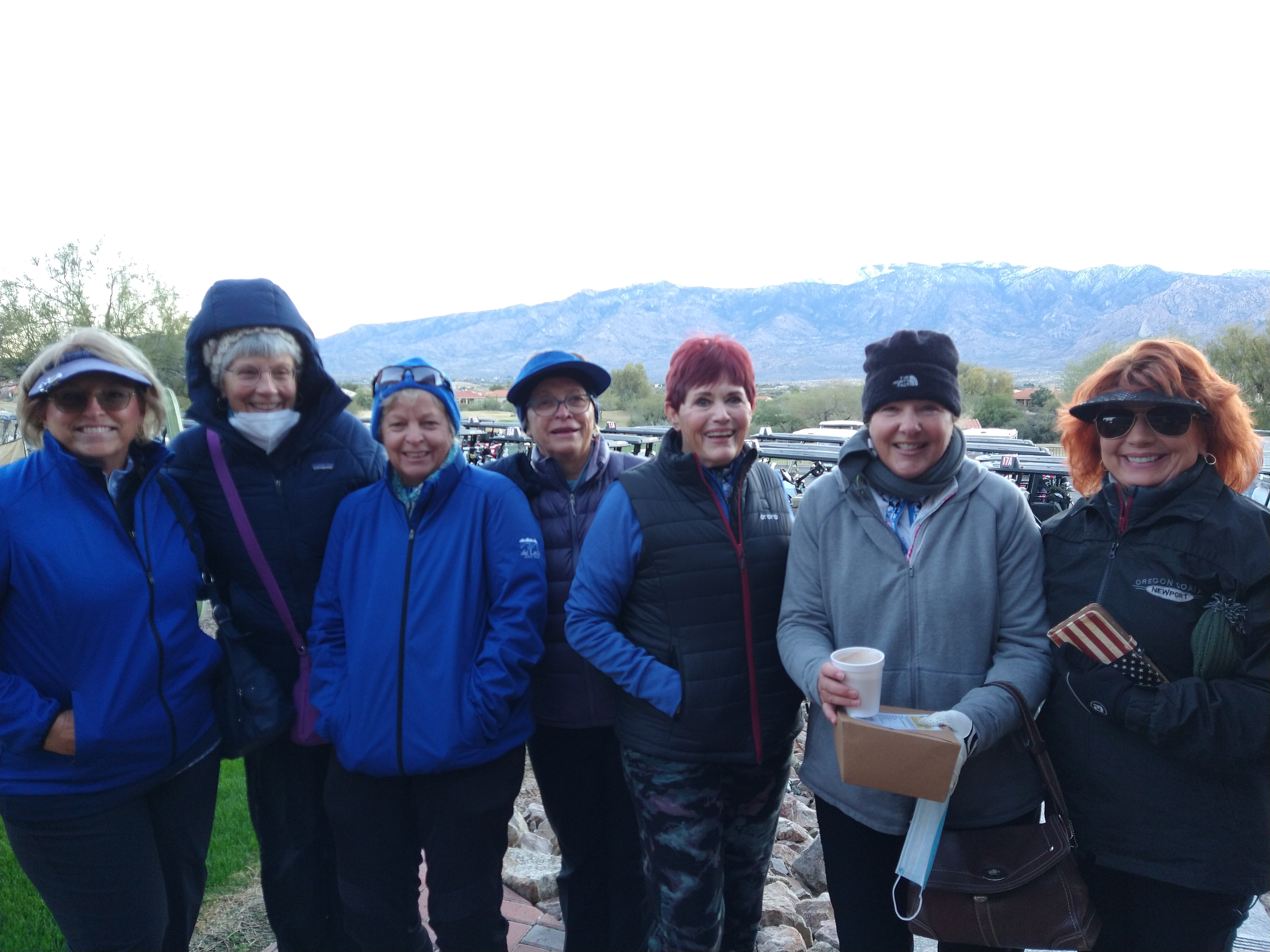 February 3, 2022 - The Views GC - Renee Roberts, Lynn Langland, Karen Lundberg, Kathy Mattern, Linda Russell, Wendi Phillips, Judy Gray