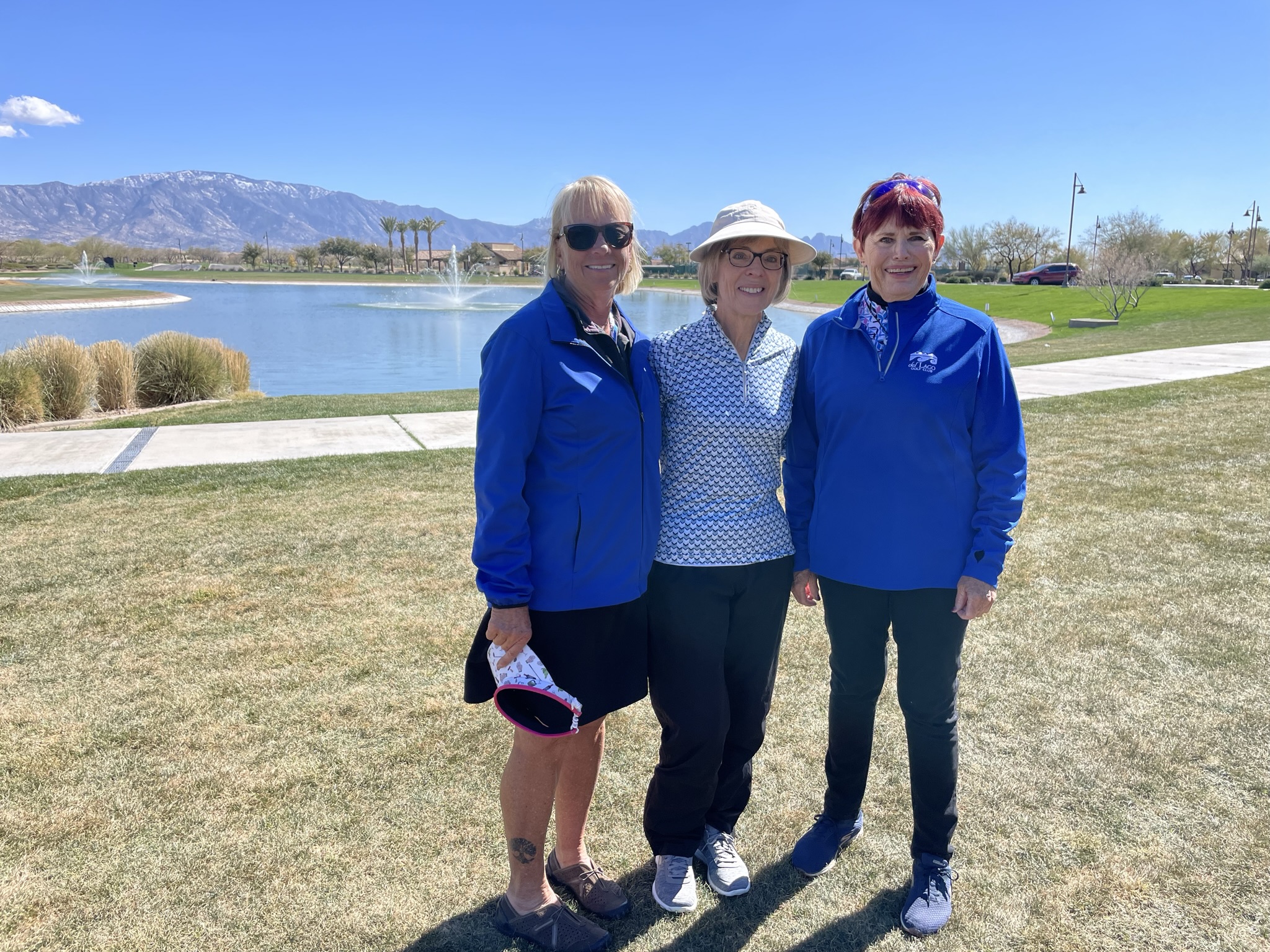 March 7, 2022 - Saddlebrooke Ranch GC - Linda Stobie, Linda Russell & Becky Wittig