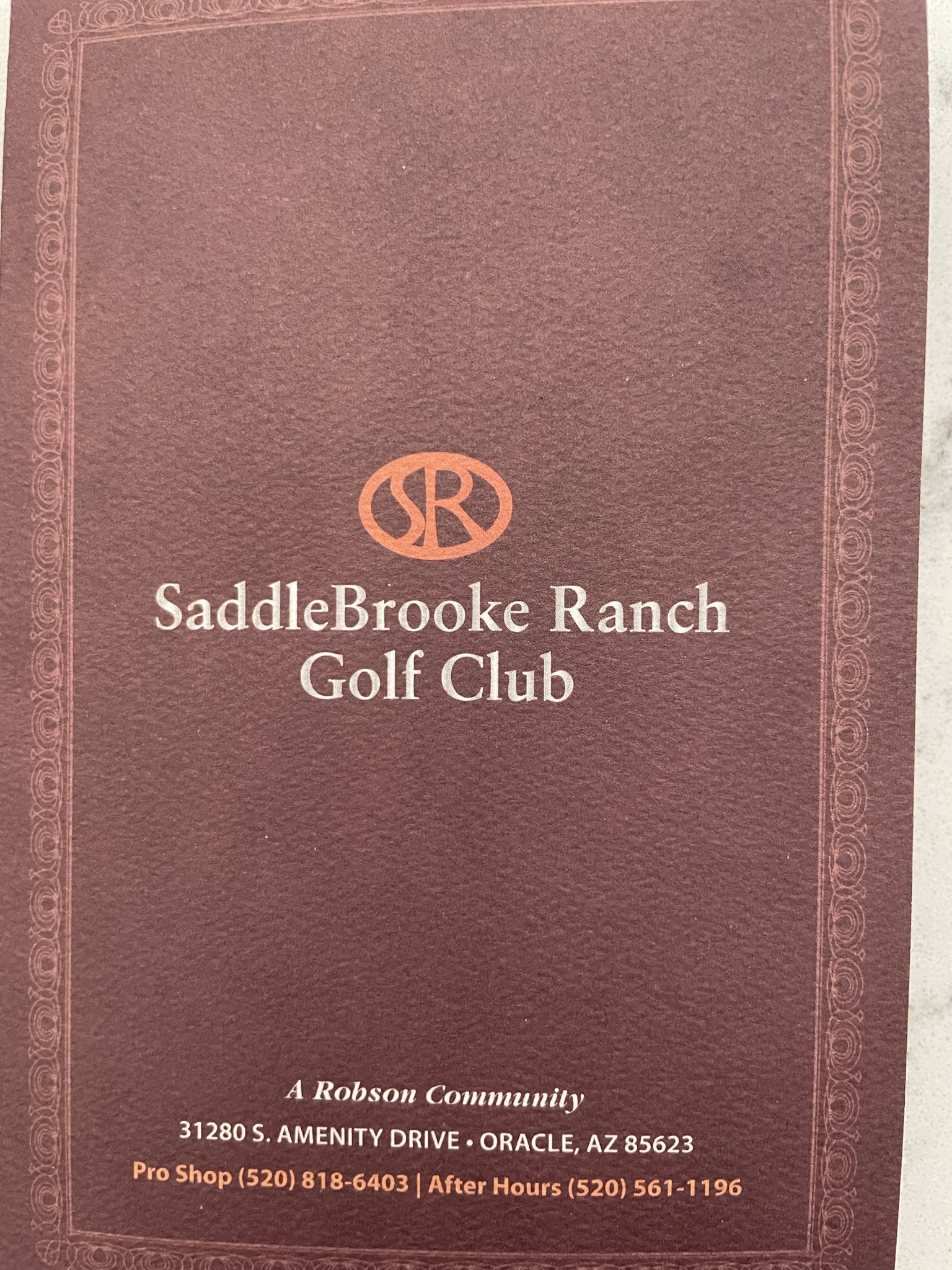 March 7, 2022 - Saddlebrooke Ranch GC